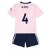 Cheap Arsenal Benjamin White #4 Third Football Kit Children 2022-23 Short Sleeve (+ pants)